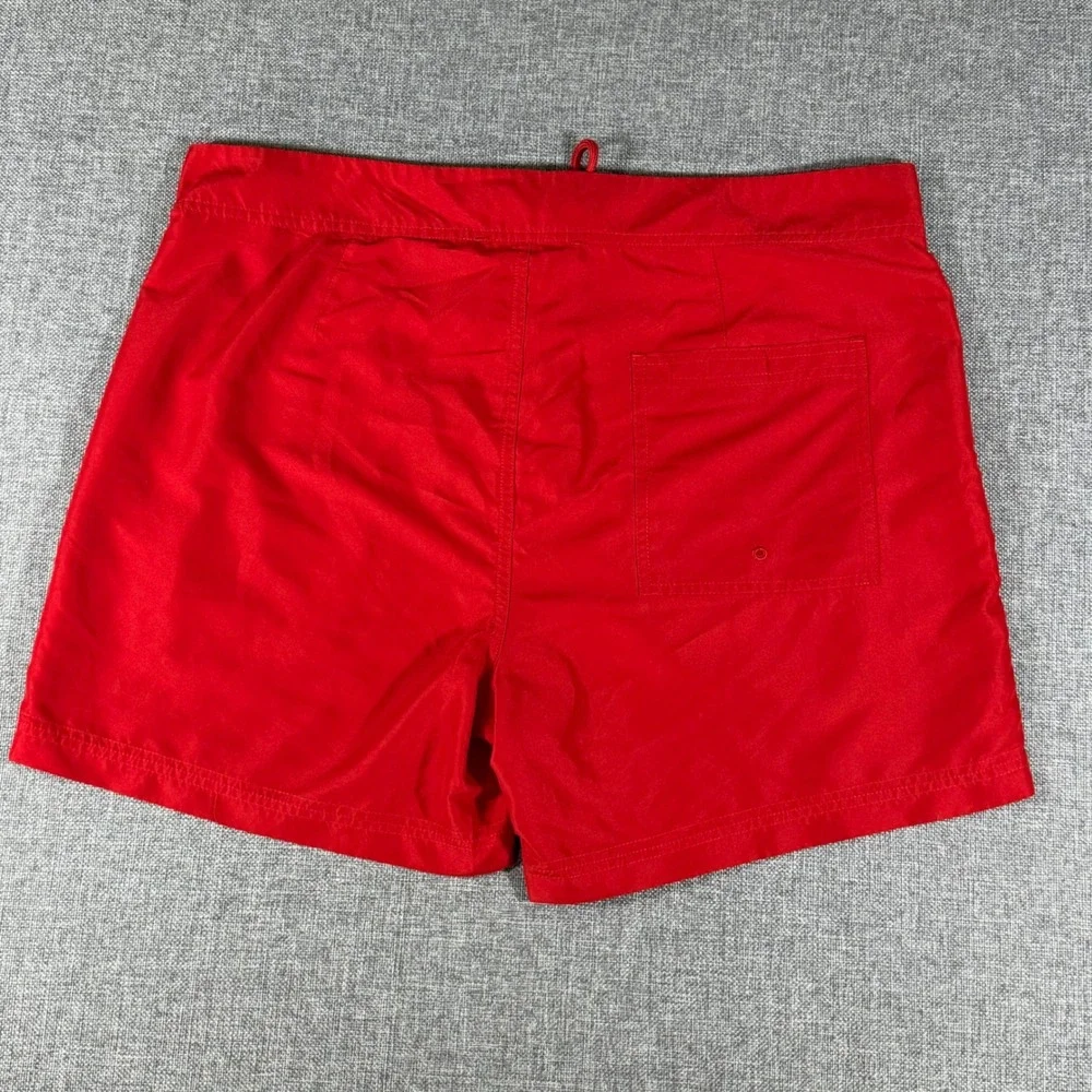 PacSun Budweiser Swim Trunks Mens XL Red Board Shorts Beer Americana Retro
